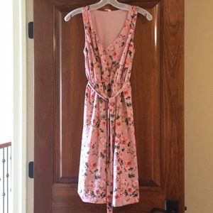 PinkBlush knee length maternity dress.